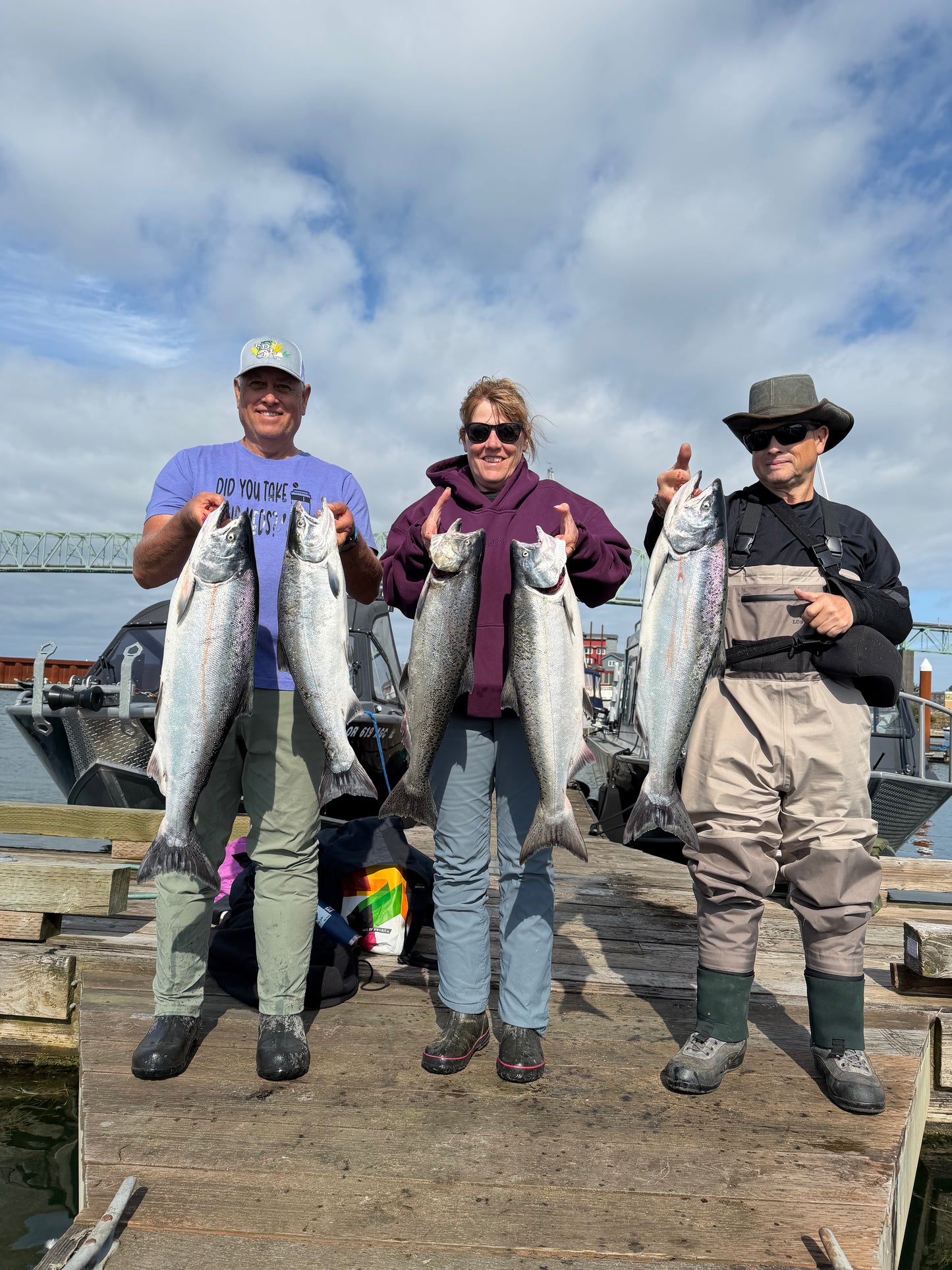 Buoy 10 August Salmon Fishing
